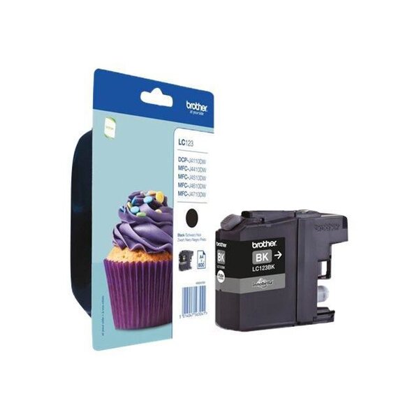 Brother cartouche lc-123 - noir