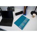 Trieur Polypropylène 3 Rabats 8 Compartiments Opak - Noir - X 10 - Exacompta