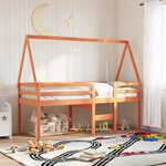 vidaXL Toit de lit pour enfants 199x95 5x88 cm bois de pin massif