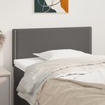 vidaXL Tête de lit Gris 100x5x78/88 cm Similicuir
