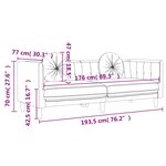 vidaXL Ensemble de canapés 2 Pièces avec coussins vert foncé velours