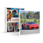 SMARTBOX - Coffret Cadeau 4 tours au volant d'une Ferrari F488 sur le circuit de Dijon-Prenois -  Sport & Aventure