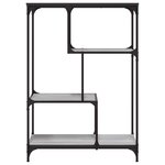 vidaXL Bibliothèque sonoma gris 81x36x115cm bois d'ingénierie et acier