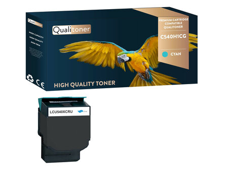 Qualitoner x1 toner c540h1cg cyan compatible pour lexmark