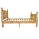 vidaXL Cadre de lit Pin mexicain Corona 160 x 200 cm