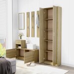 vidaXL Garde-robe de couloir Chêne sonoma 55x25x189 cm Bois ingénierie