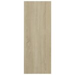 vidaXL Table console chêne sonoma 78x30x80 cm bois d'ingénierie