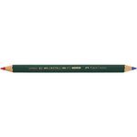 Crayon bicolore CASTELL COLOR 873 Rouge - Bleu FABER-CASTELL