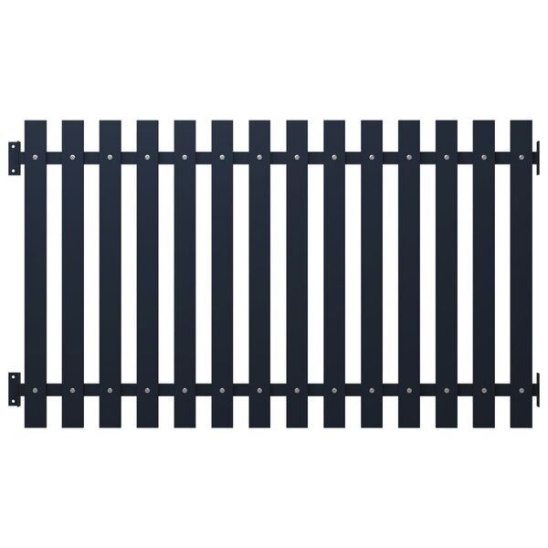 vidaXL Panneau de clôture Anthracite 170 5x75cm Acier enduit de poudre