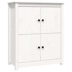 vidaXL Buffet Blanc 83x41 5x100 cm Bois massif de pin