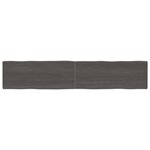 vidaXL Dessus de table bois massif traité bordure assortie