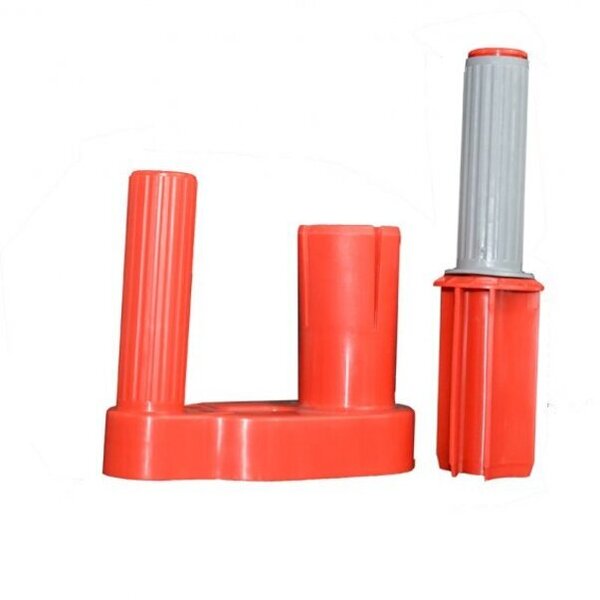 1x dérouleur de rouleau plastique- dévidoir jetable pour film étirable manuel - 50 mm ⌀