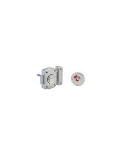 THIRARD - Verrou automatique alouette pour WC  50mm  époxy argent - THIRARD