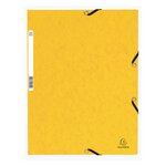 Chemise À Élastique 3 Rabats Carte Lustrée 355gm2 - A4 - Couleurs Assorties - X 125 - Exacompta