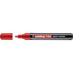 Marqueur Peinture 790 Rouge Pointe Ronde 2-3 mm x 3 EDDING