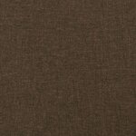 vidaXL Têtes de lit 2 Pièces Marron Foncé 90x7x78/88 cm Tissu