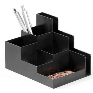 Pot à crayon OPTIMO eco 6 Compartiments Anthracite DURABLE