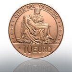 Pièce de monnaie 10 euro Vatican 2020 – La Pietà de Michel-Ange