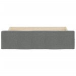 vidaXL Tiroirs de rangement dessous de lit 2 Pièces gris foncé