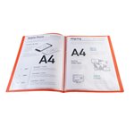 Protège-documents A4 Polypro 10 pochettes 20 vues Rouge EXACOMPTA