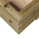 vidaXL Jardinière 110x60x26 5 cm bois de pin imprégné