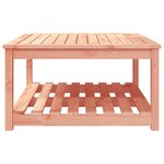 vidaXL Table de jardin 82 5x82 5x45 cm bois massif de douglas