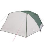 vidaXL Tente familiale avec porche 6 personnes vert imperméable