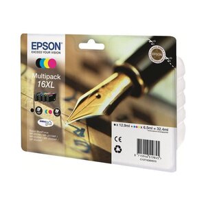 Epson cartouche 16xl - noir et tricolore - 32.4ml