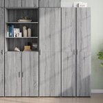 vidaXL Buffet haut sonoma gris 45x42 5x185 cm bois d'ingénierie