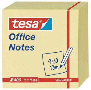Office Bloc-notes repositionnable cube 75 x 75 mm TESA