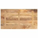 vidaXL Dessus de table 120x70x2 5cm rectangulaire bois massif manguier