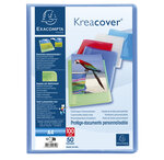 Protège-documents En Polypropylène Semi Rigide Kreacover® Chromaline 100 Vues - A4 - Couleurs Assorties - X 8 - Exacompta