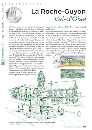 Document philatélique - La Roche Guyon - Val d'Oise