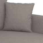 vidaXL Fauteuil Taupe 60 cm Tissu
