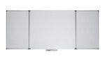 Tableau blanc triptyque Standard 100x120 cm Gris MAUL