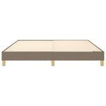 vidaXL Cadre de lit Taupe 180x200 cm Tissu