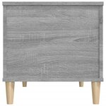 vidaXL Table basse Sonoma gris 90x44 5x45 cm Bois d'ingénierie