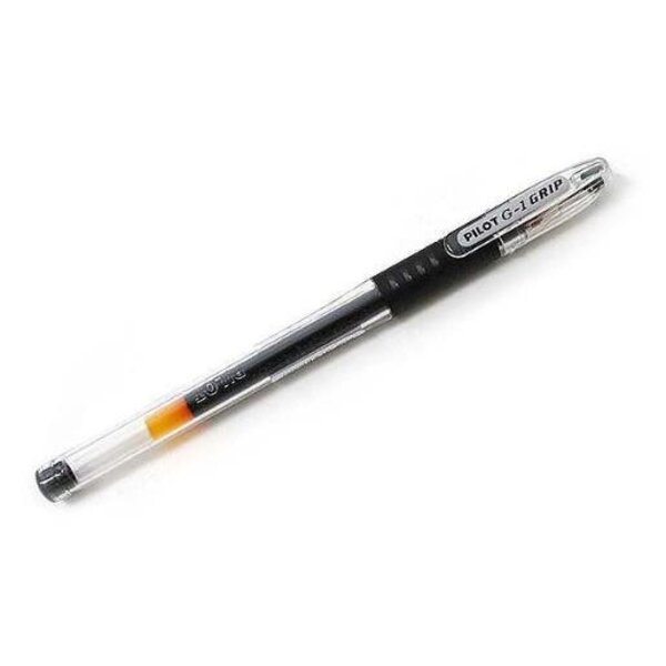 Stylo à bille G1 GRIP pointe fine encre gel noire PILOT