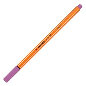 Stylo-feutre point 88 pointe fine 0 4 mm lilas clair x 10 stabilo