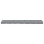 vidaXL Coussins de chaise longue lot de 2 gris tissu oxford