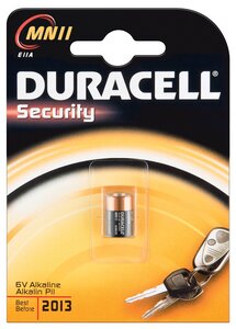 Pile Sécurity MN 11 6V blister de 1 DURACELL