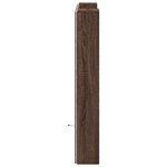 vidaXL Armoire tête de lit avec LED chêne marron 100x16 5x103 5 cm