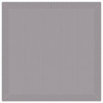 vidaXL Ensemble de salle à manger de jardin 3 pièces avec coussins Gris clair Poly Rattan