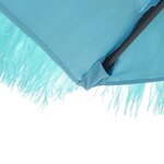 vidaXL Parasol de jardin avec mât en acier bleu 290x290x238 cm