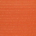 vidaXL Voile d'ombrage 160 g/m² Orange 2x2 5 m PEHD