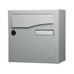Boîte aux lettres Préface compact gris polaire mat ral 9006 m