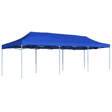 vidaXL Tente de réception pliable 3x9 m Bleu