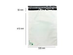 250 Enveloppes plastique opaques 80 microns N°4 - 335x410mm