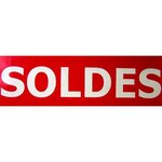 Affiche Soldes 69X24 Cm