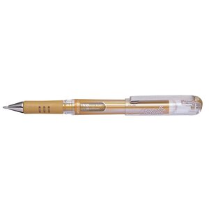 Roller encre gel K230M métallique Hybrid Gel Grip DX Or x 12 PENTEL